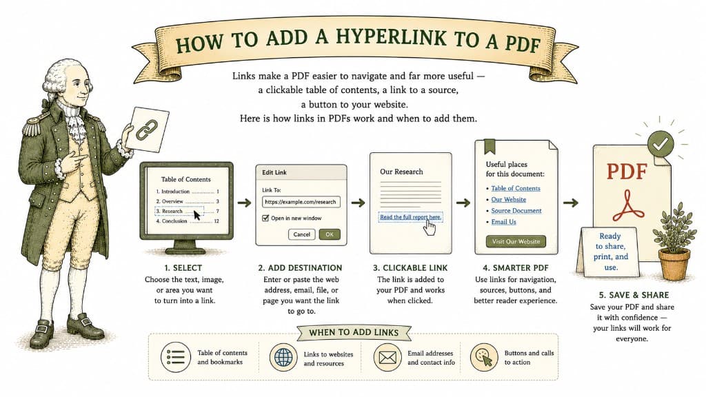 How to Add a Hyperlink to a PDF