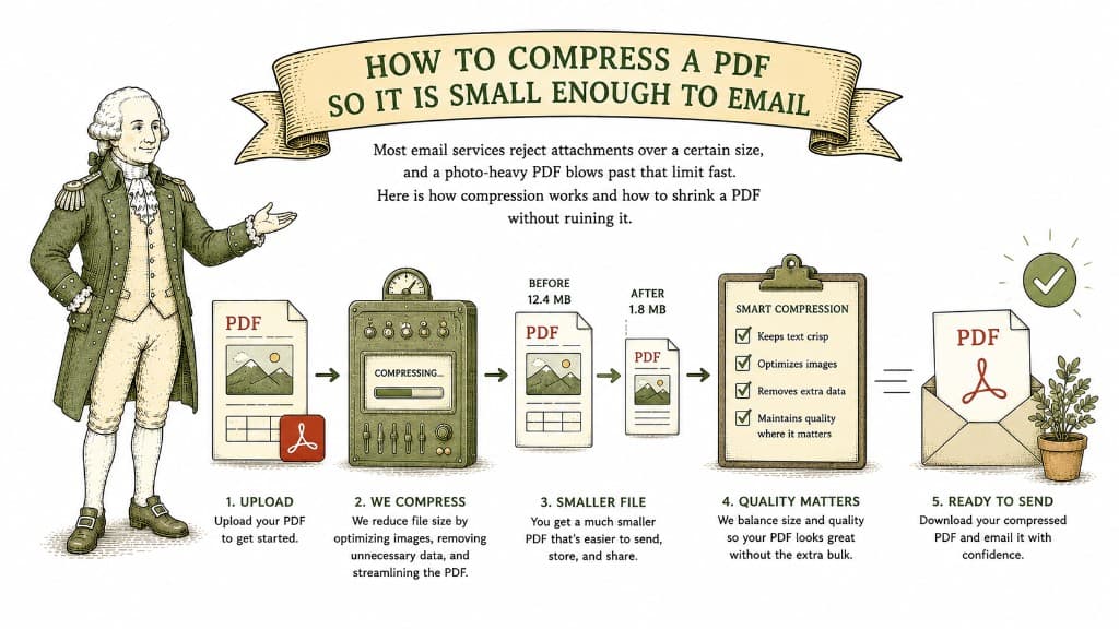 How to Compress a PDF So It Is Small Enough to Email