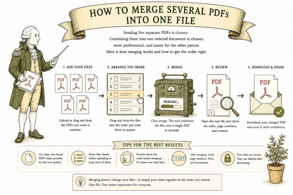 How to Merge Several PDFs Into One File